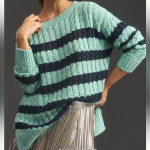 *Anthropologie Pilcro Longline Stitch Sweater